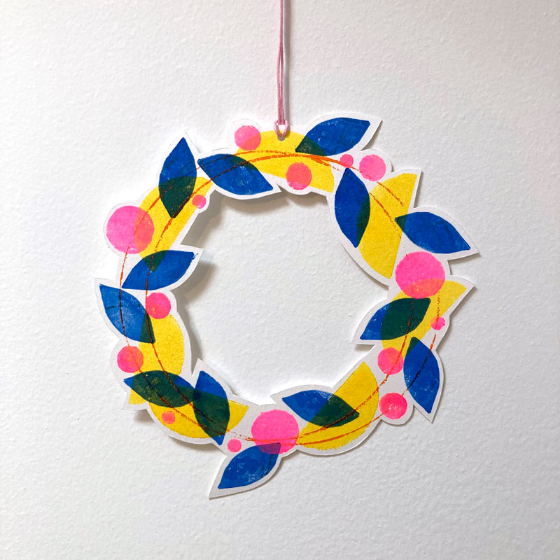 Linogravure — collection des fêtes